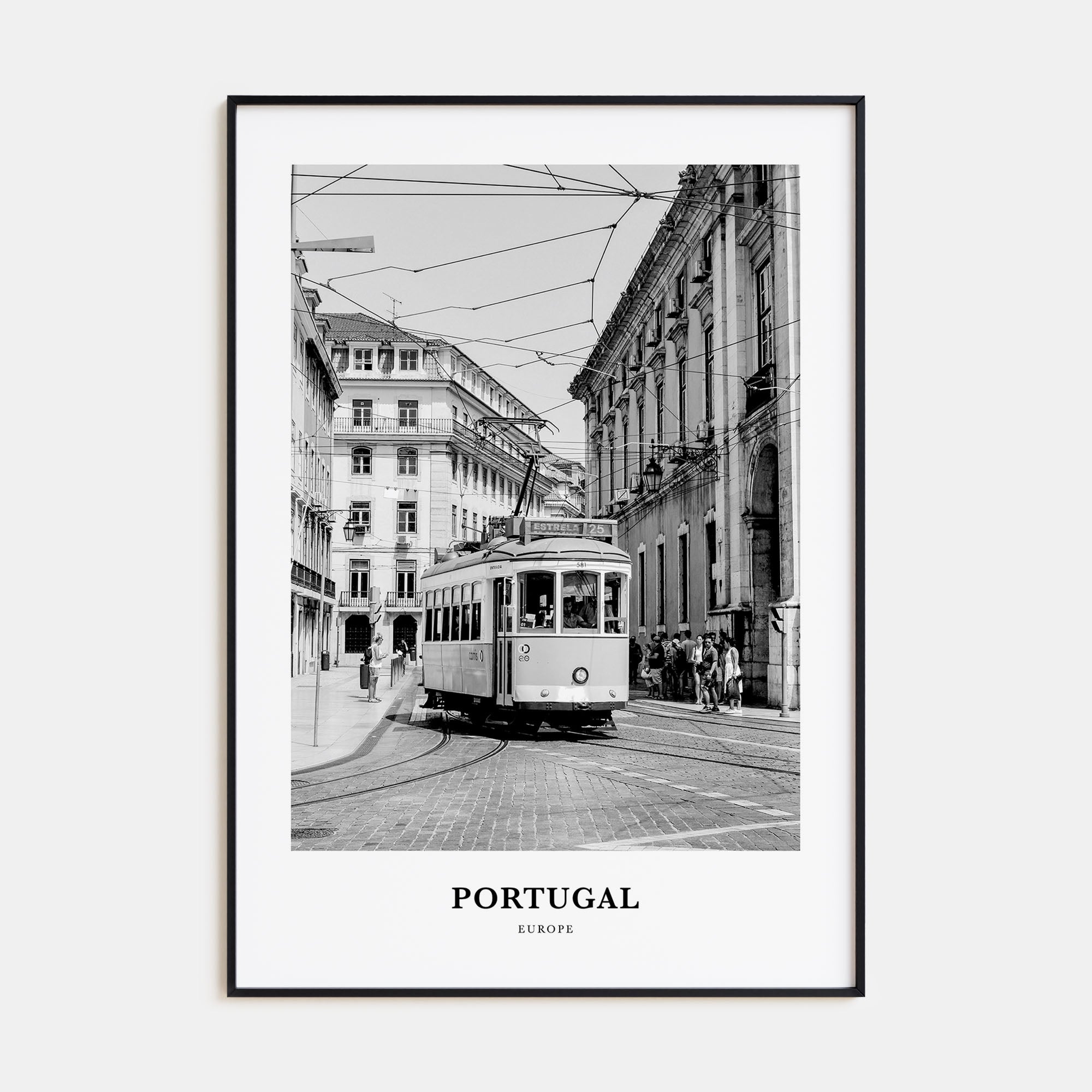Portugal Portrait B&W No 2 Poster