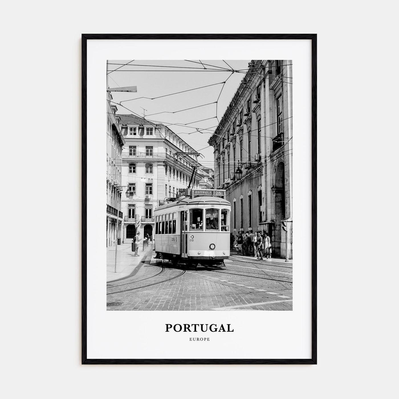 Portugal Portrait B&W No 2 Poster