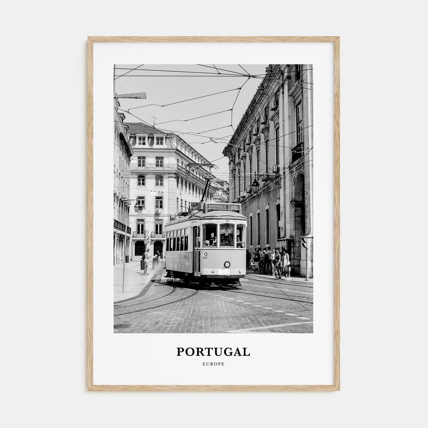 Portugal Portrait B&W No 2 Poster