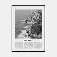 Portugal Travel B&W No 1 Poster