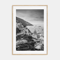 Positano Photo B&W No 1 Poster