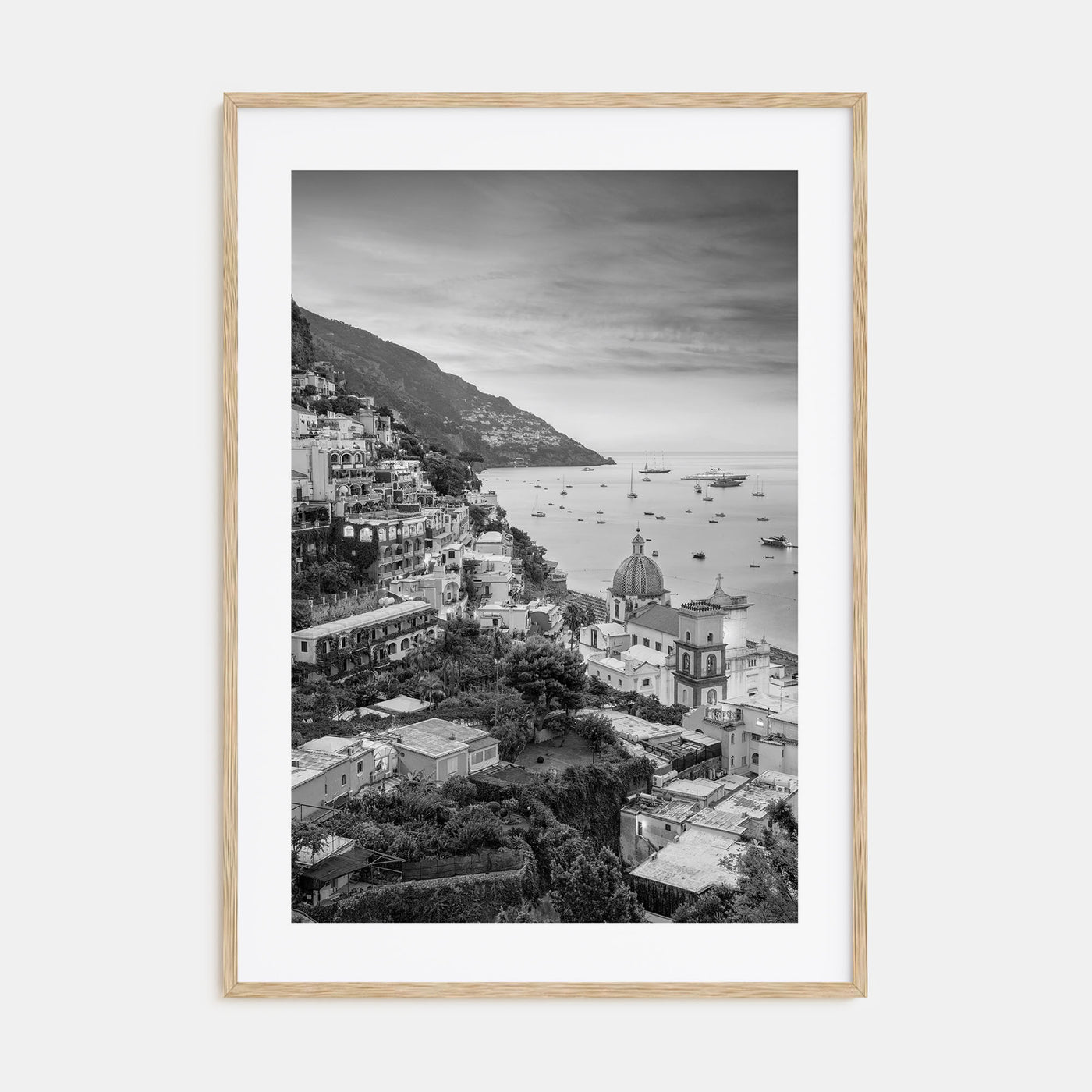 Positano Photo B&W No 1 Poster