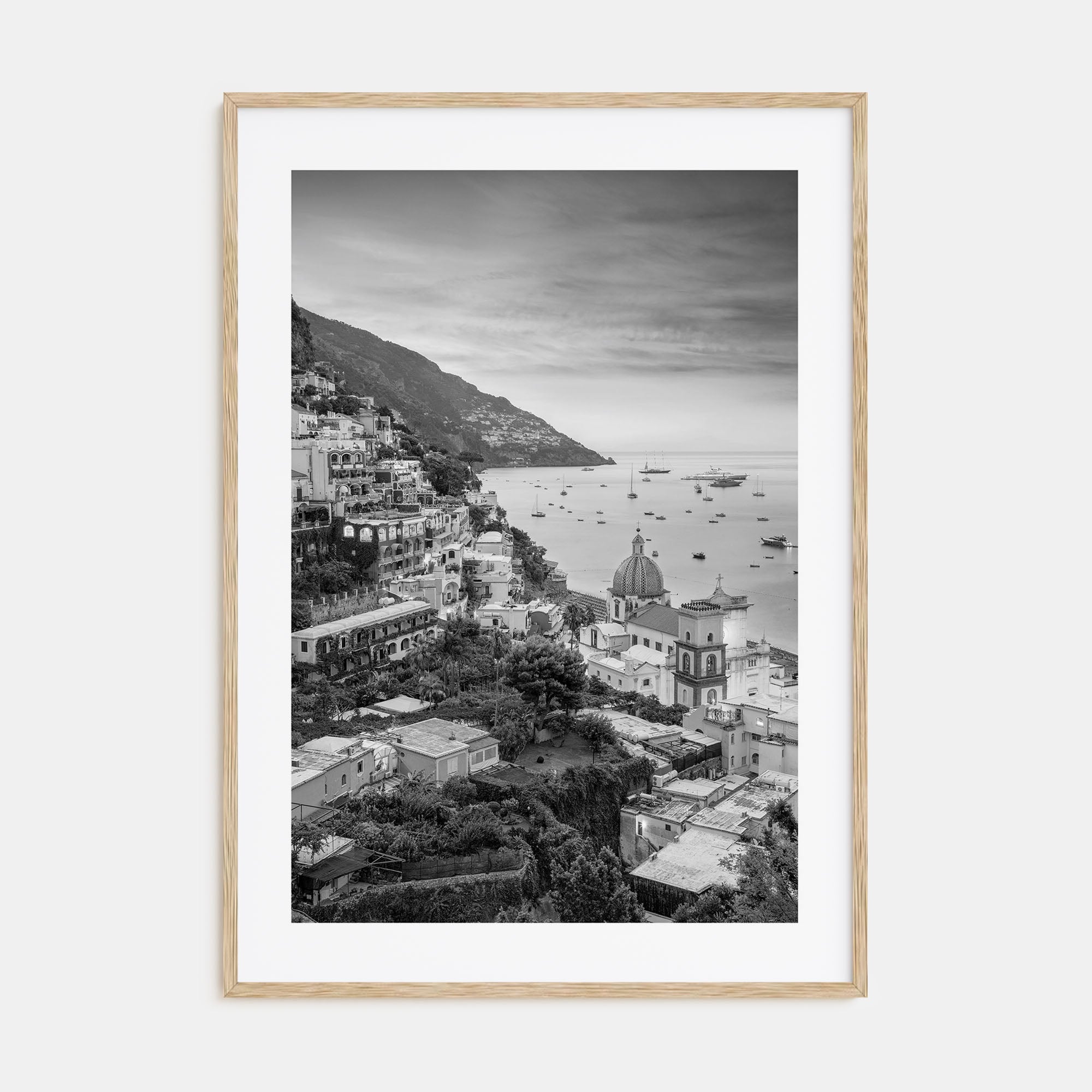 Positano Photo B&W No 1 Poster