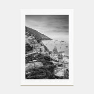 Positano Photo B&W No 1 Poster