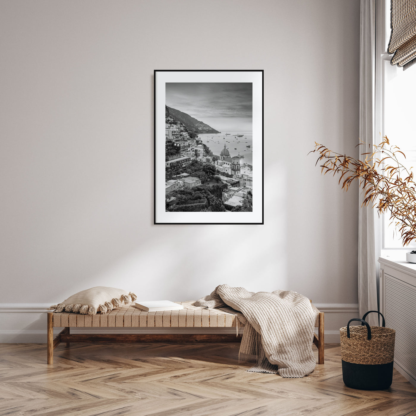 Positano Photo B&W No 1 Poster