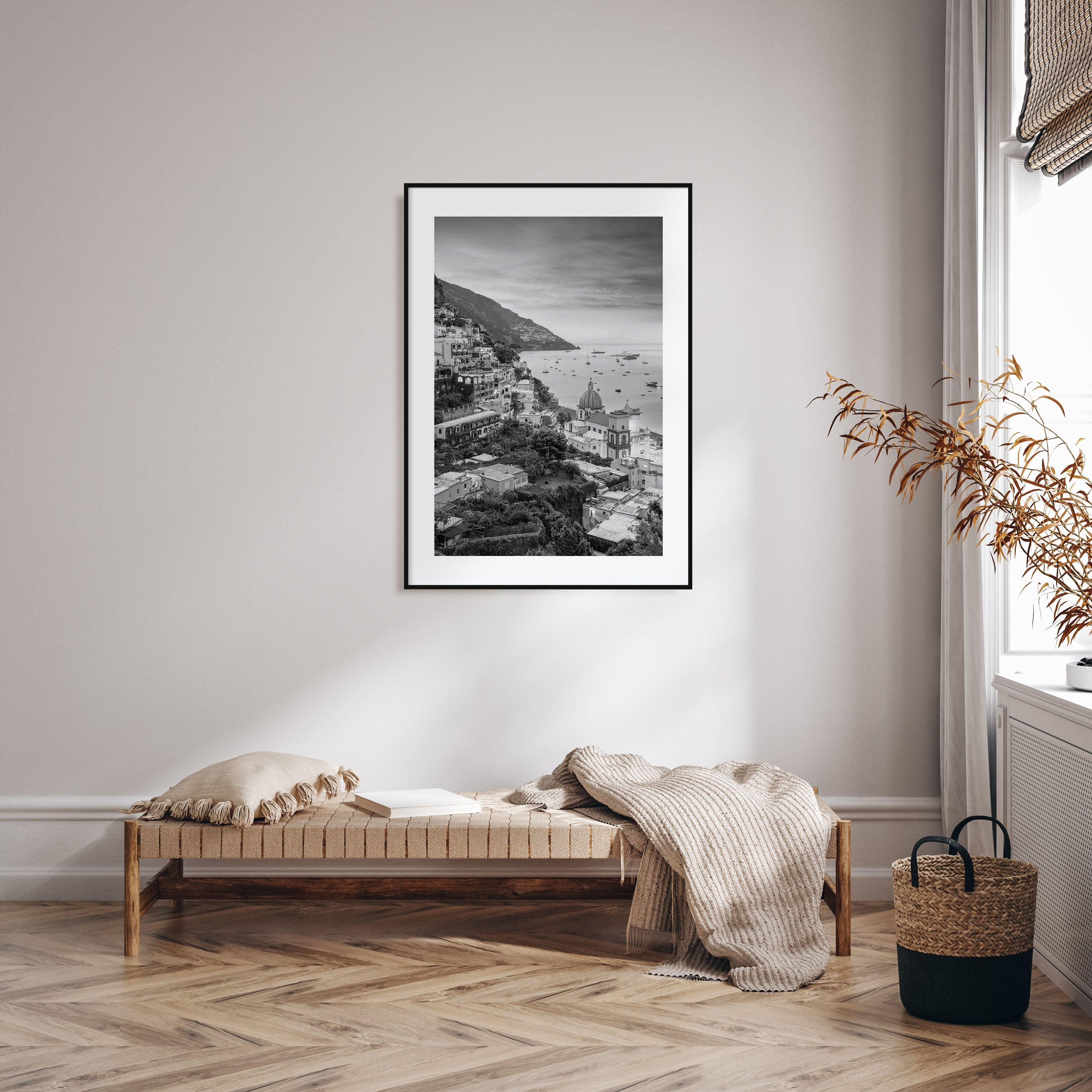 Positano Photo B&W No 1 Poster