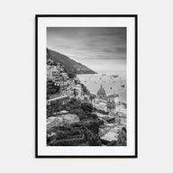 Positano Photo B&W No 1 Poster