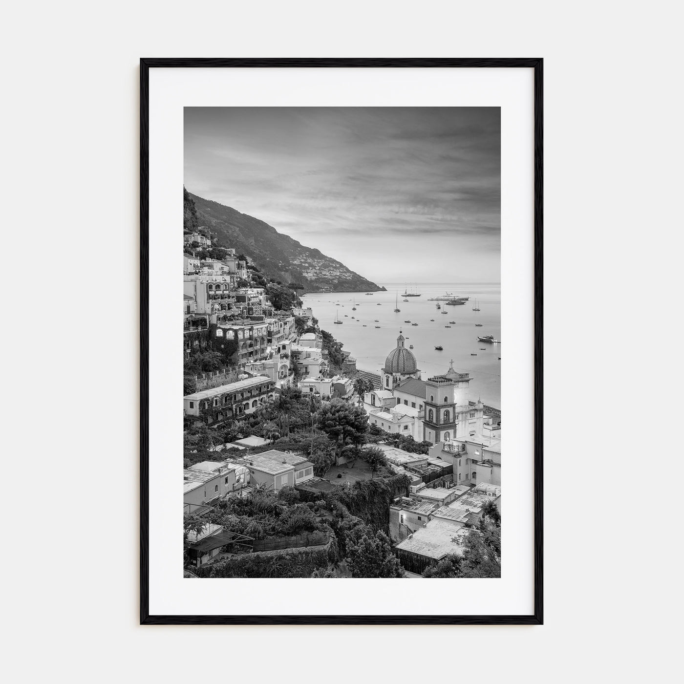Positano Photo B&W No 1 Poster