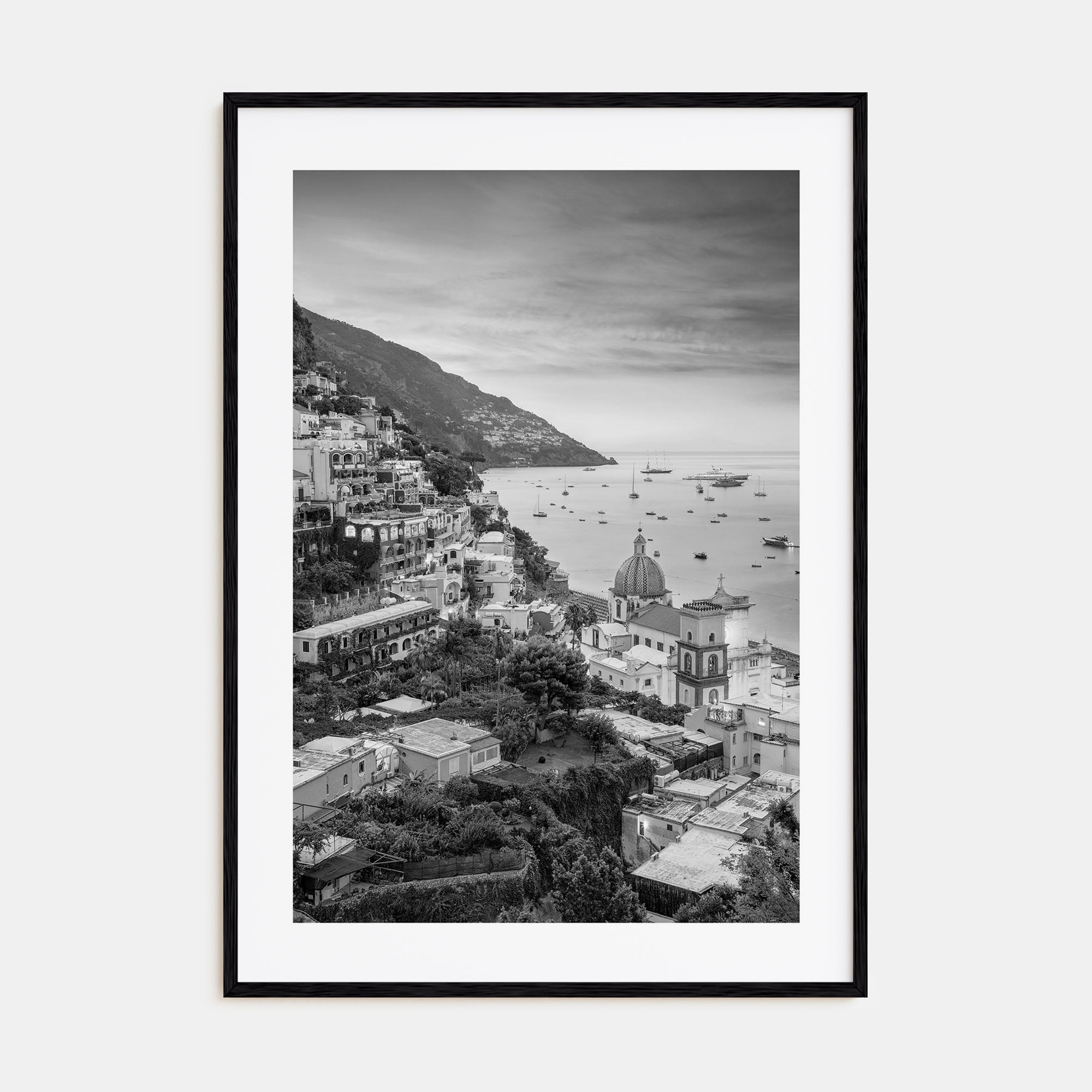 Positano Photo B&W No 1 Poster