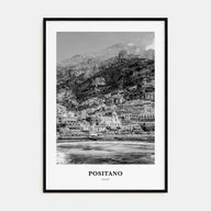 Positano Portrait B&W No 2 Poster