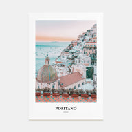 Positano Portrait Color No 2 Poster