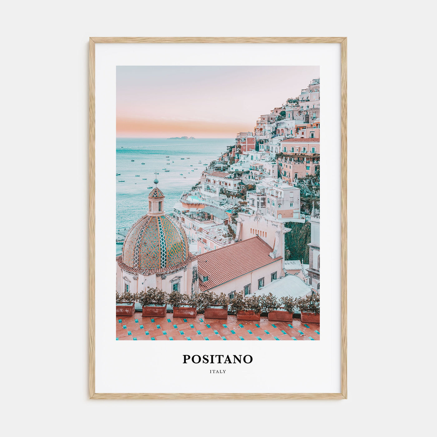 Positano Portrait Color No 2 Poster