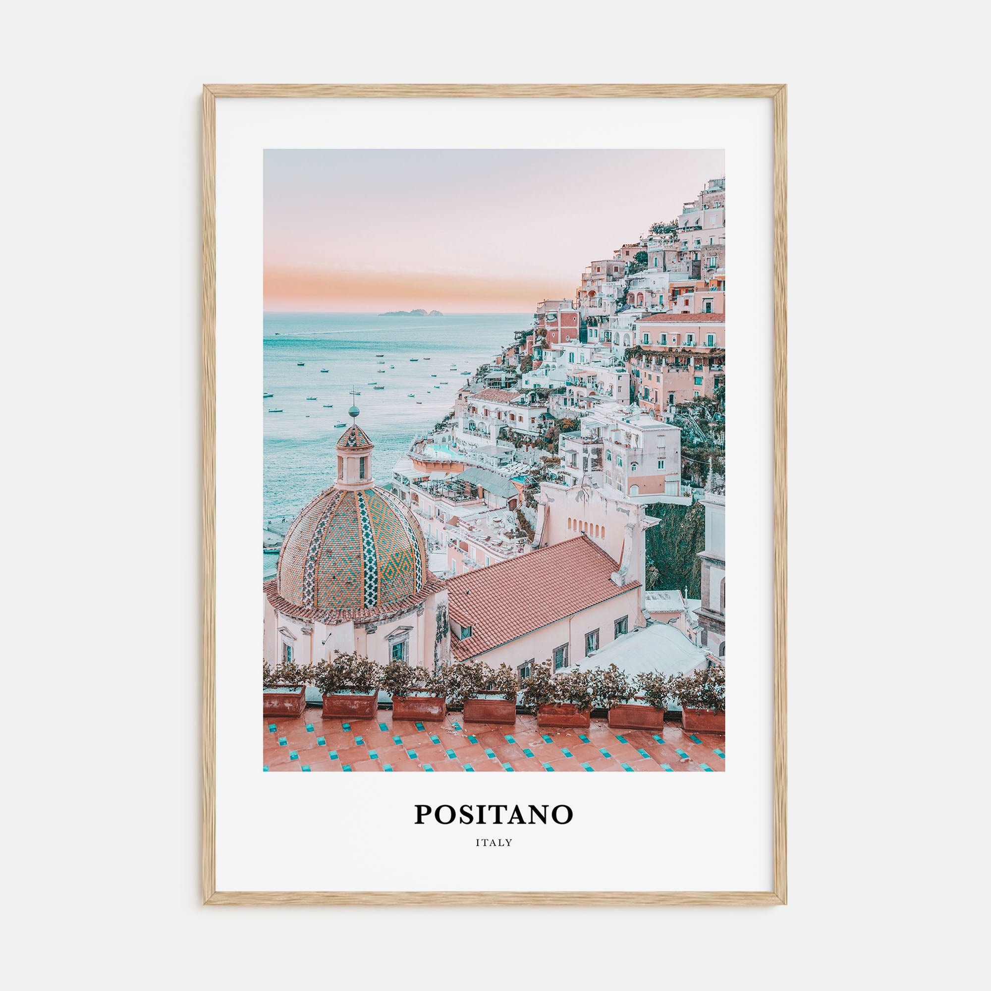 Positano Portrait Color No 2 Poster