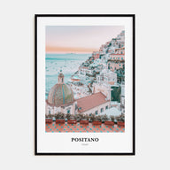 Positano Portrait Color No 2 Poster