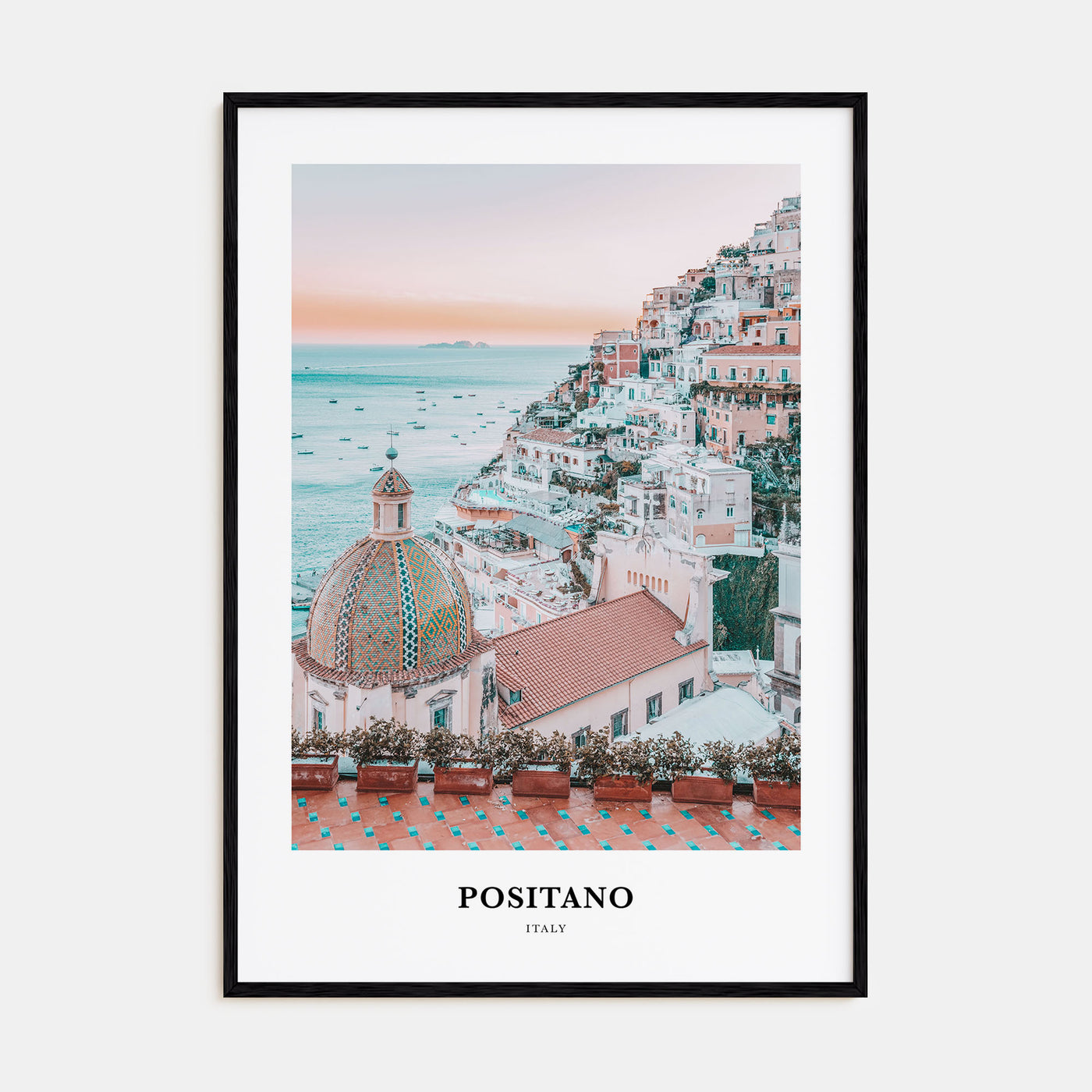 Positano Portrait Color No 2 Poster