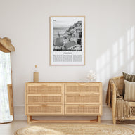 Positano Travel B&W No 1 Poster