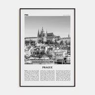Prague Travel B&W No 1 Poster