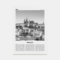 Prague Travel B&W No 1 Poster