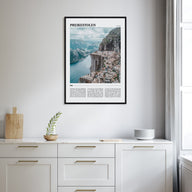Preikestolen Travel Color Poster