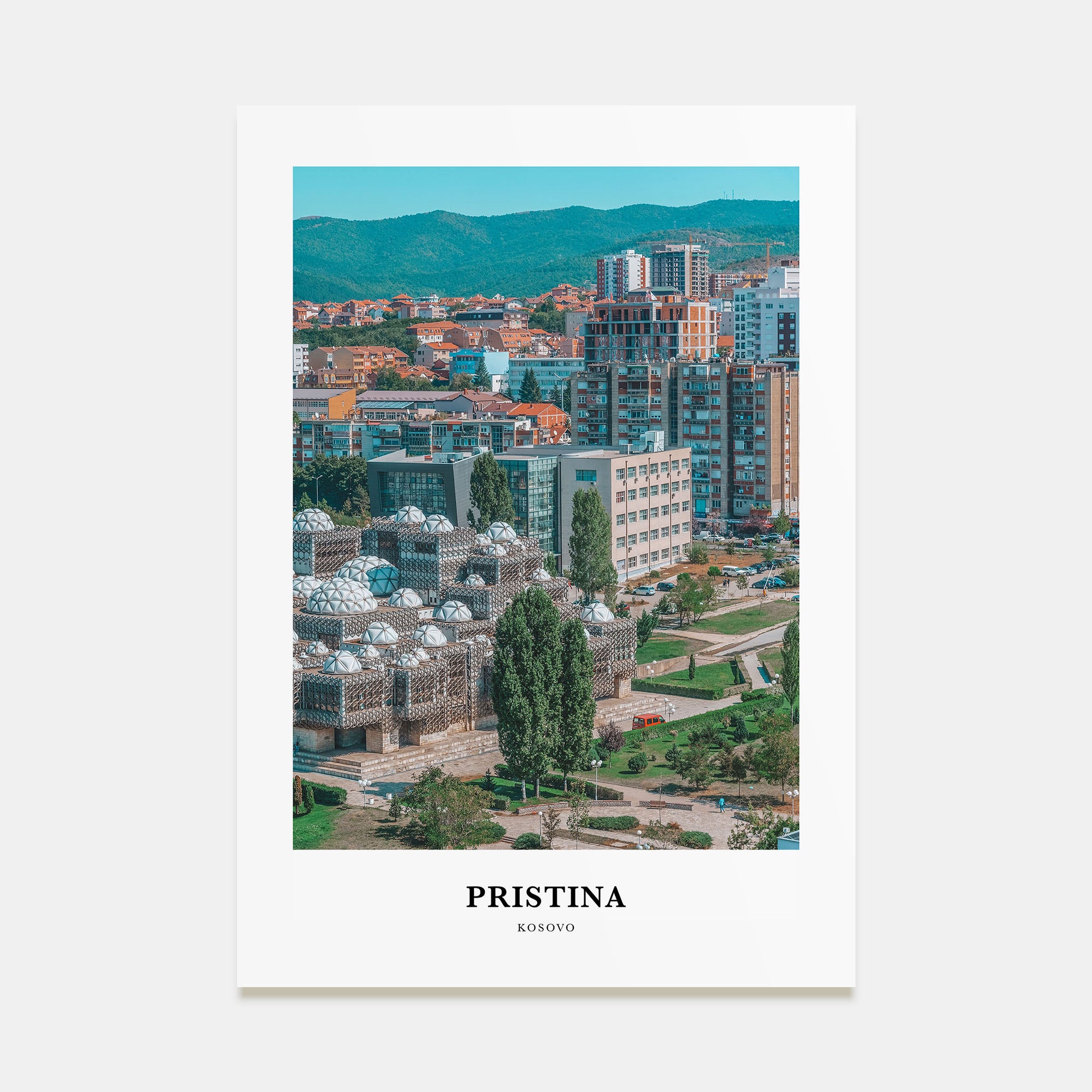 Pristina Portrait Color Poster