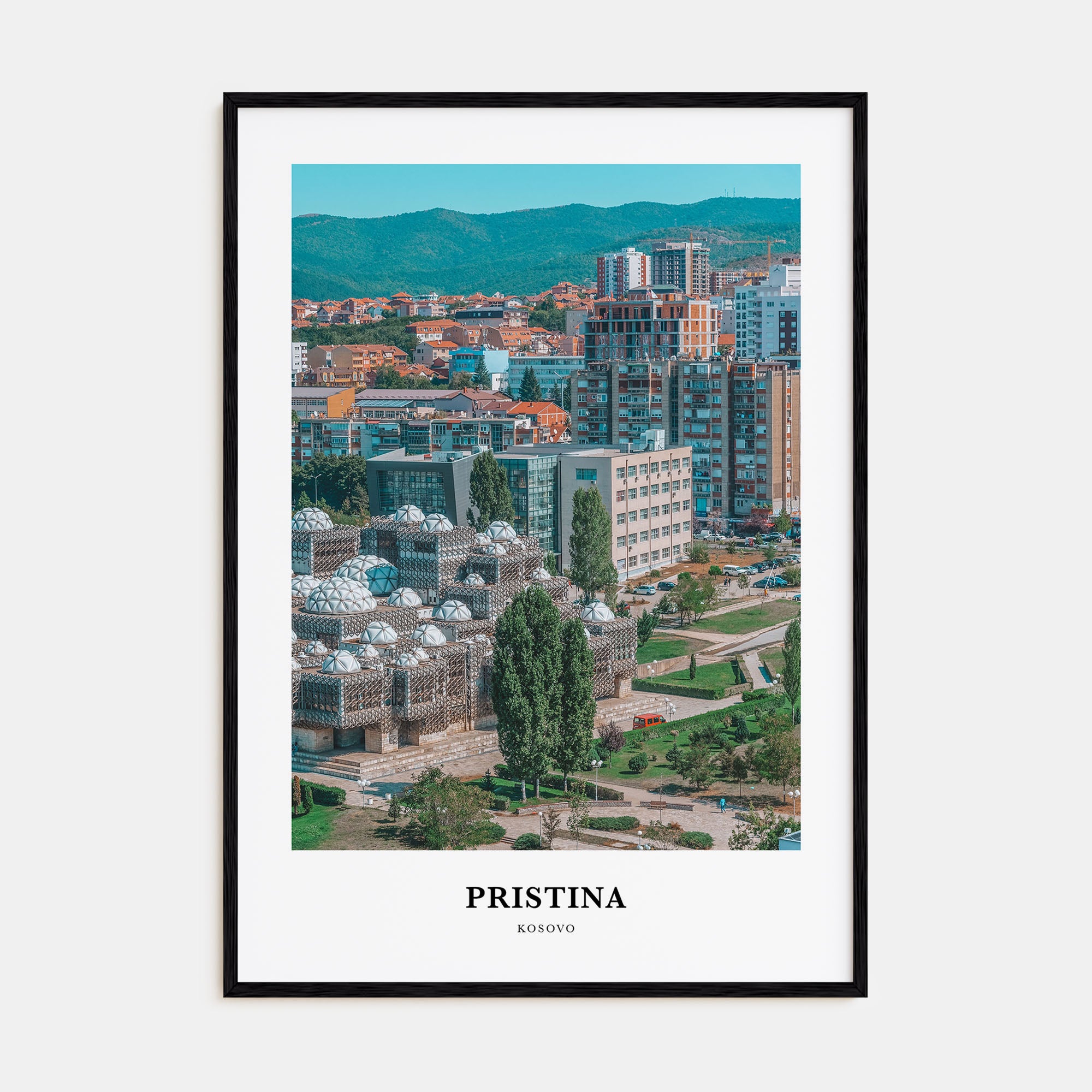 Pristina Portrait Color Poster