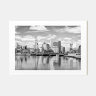 Providence Landscape B&W Poster