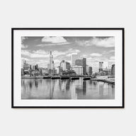 Providence Landscape B&W Poster