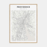 Providence Map Portrait Poster