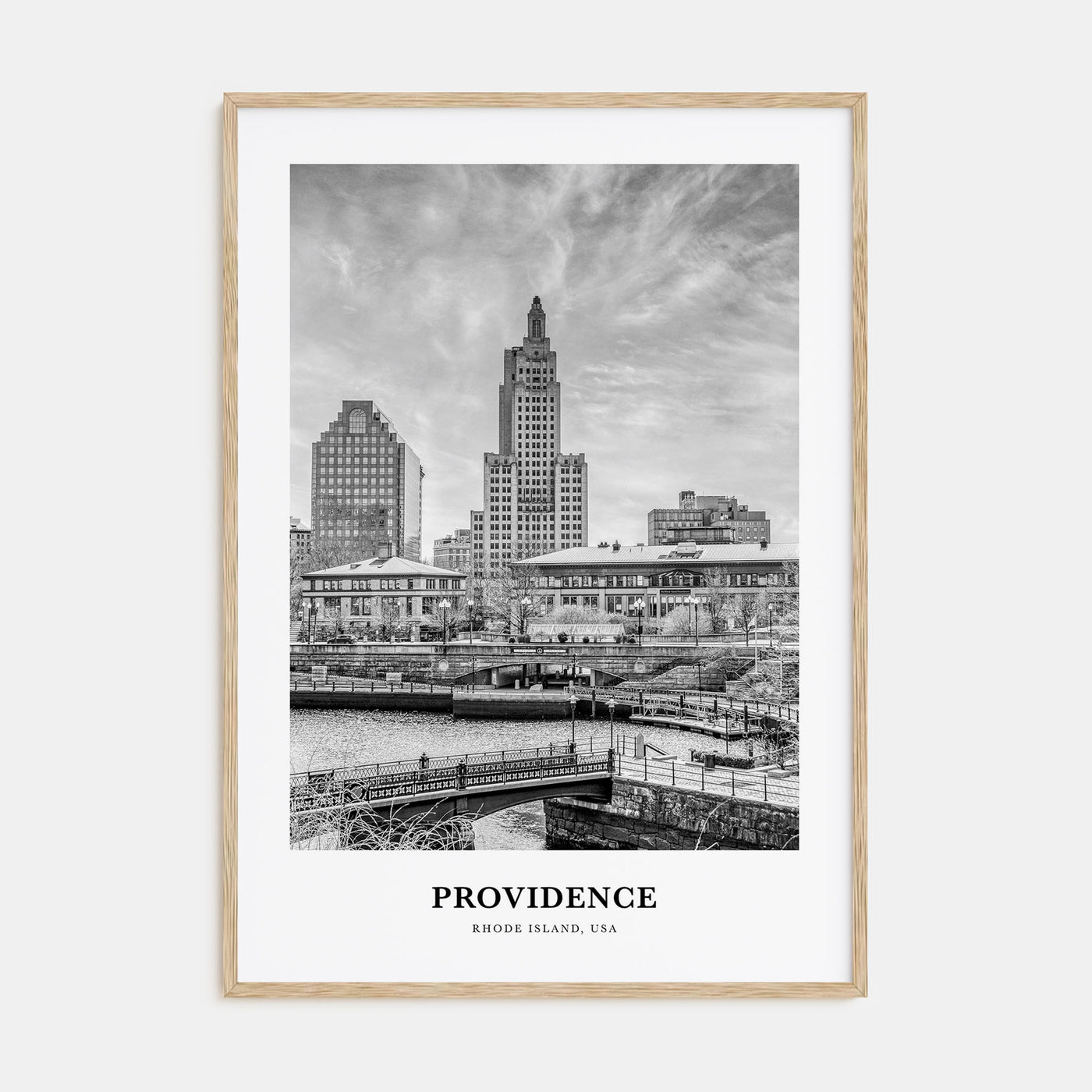 Providence Portrait B&W Poster