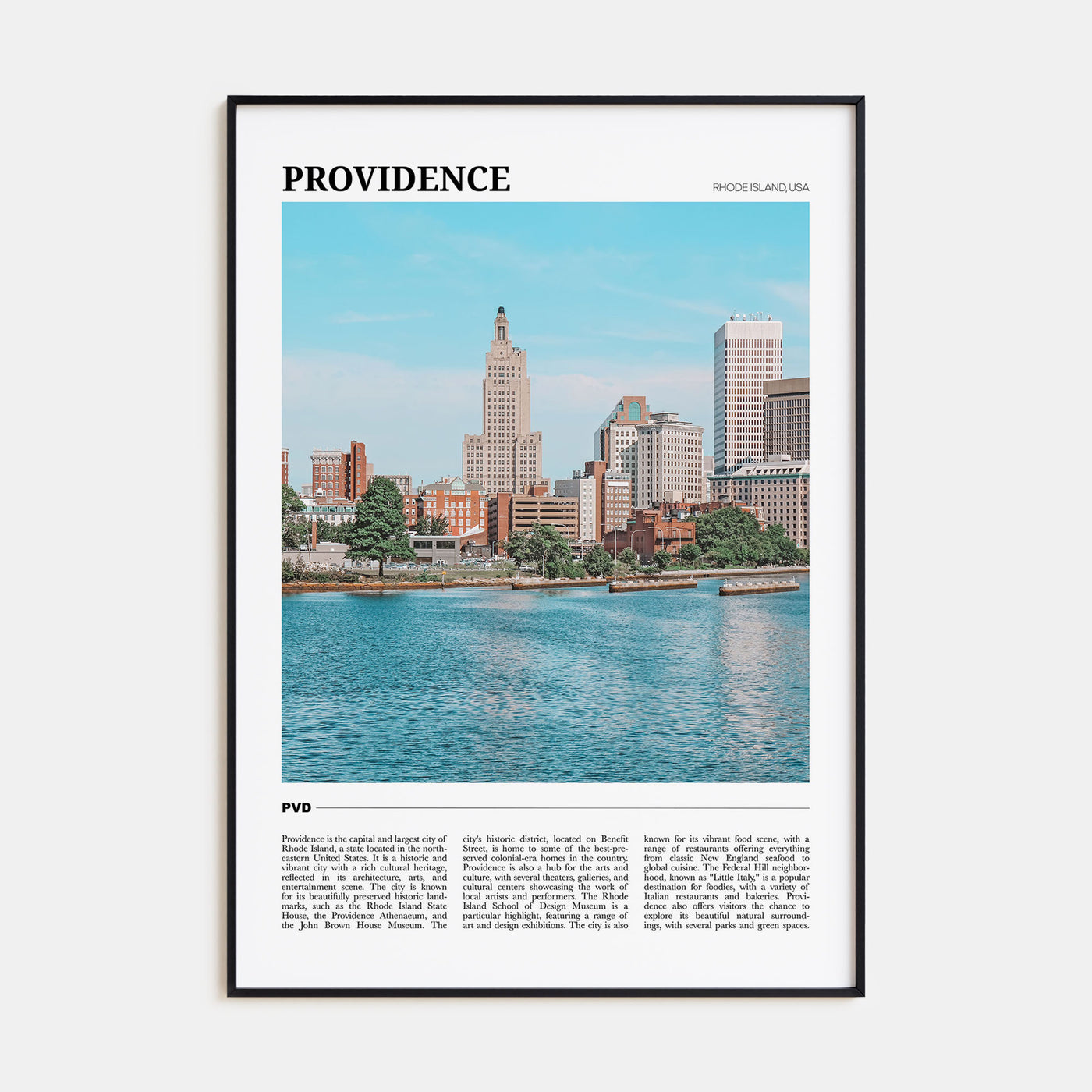 Providence Travel Color Poster