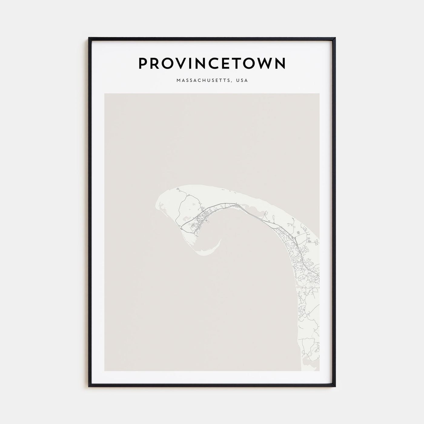 Provincetown Map Portrait Poster