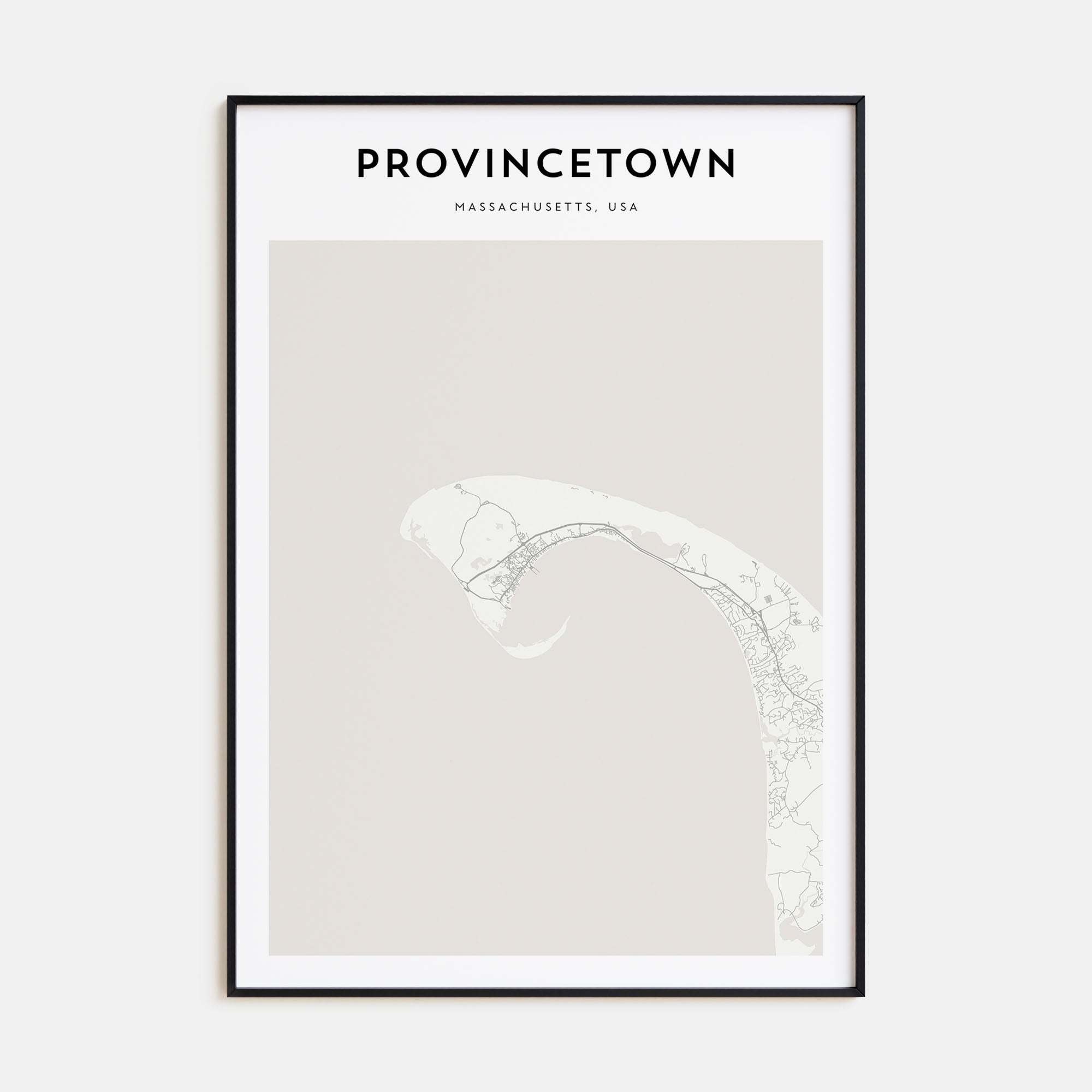 Provincetown Map Portrait Poster