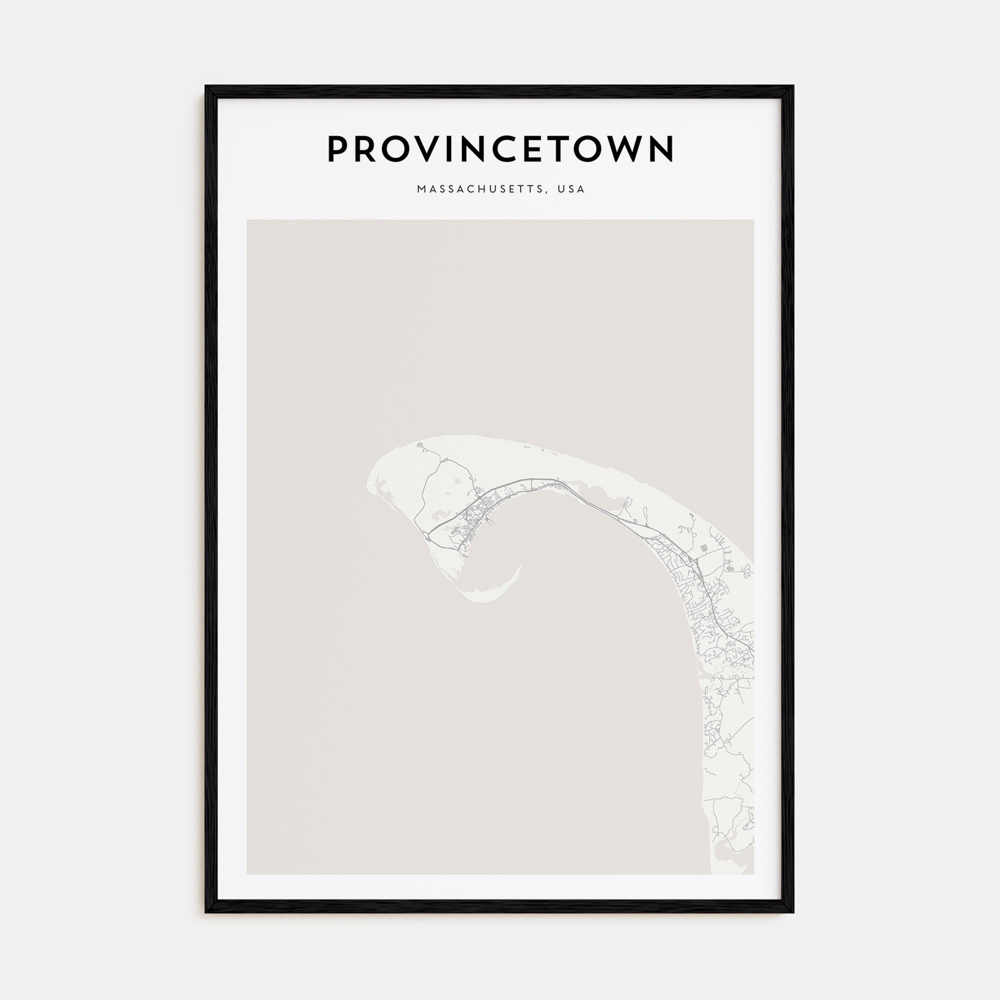 Provincetown Map Portrait Poster