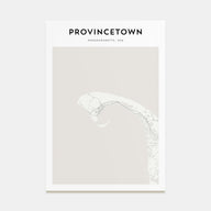 Provincetown Map Portrait Poster