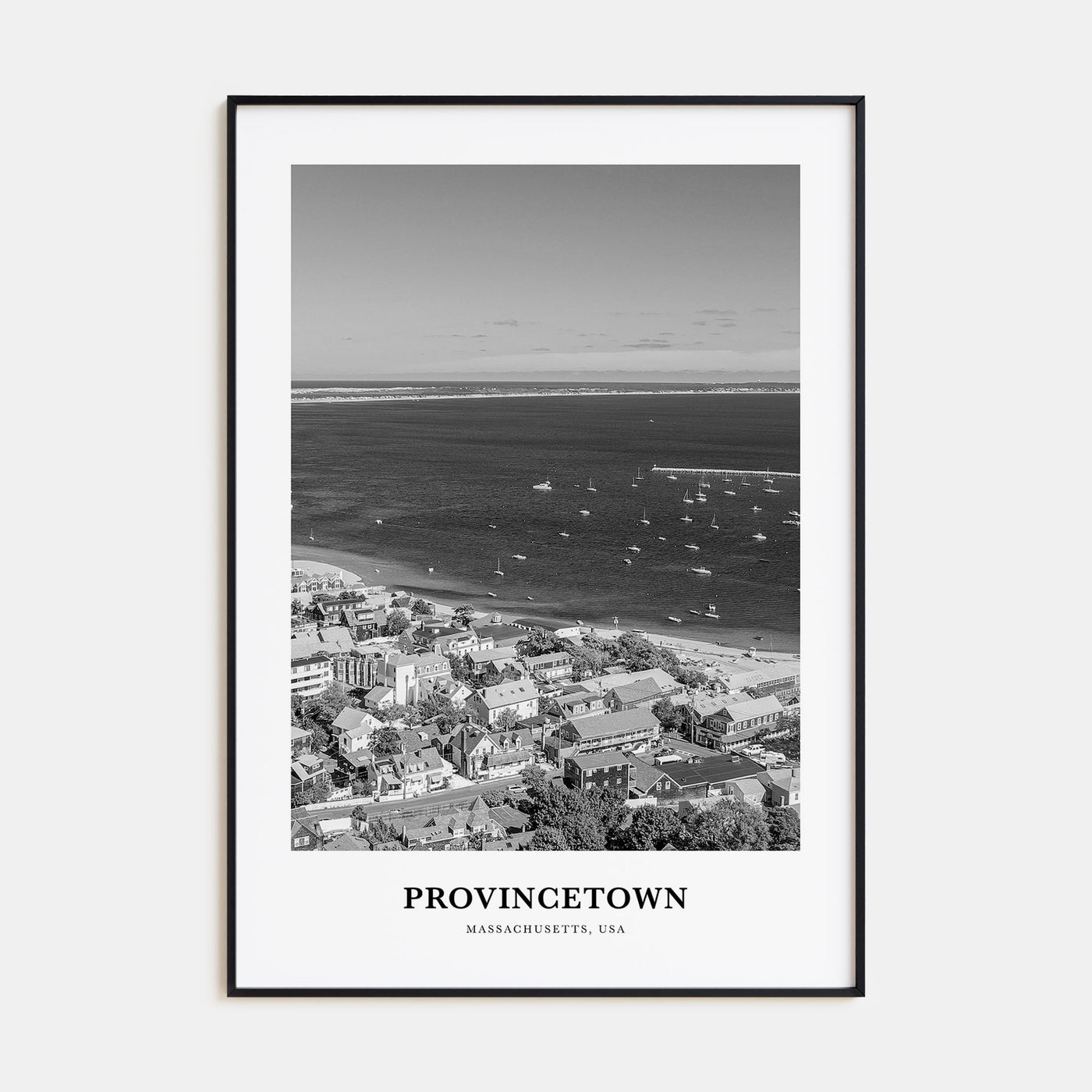 Provincetown Portrait B&W Poster