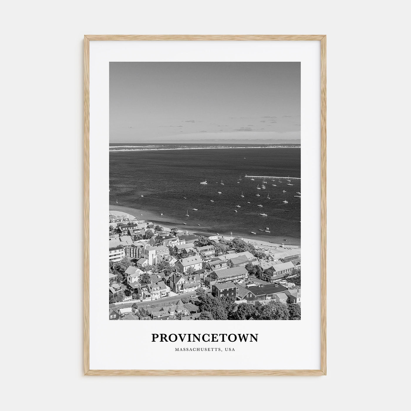 Provincetown Portrait B&W Poster