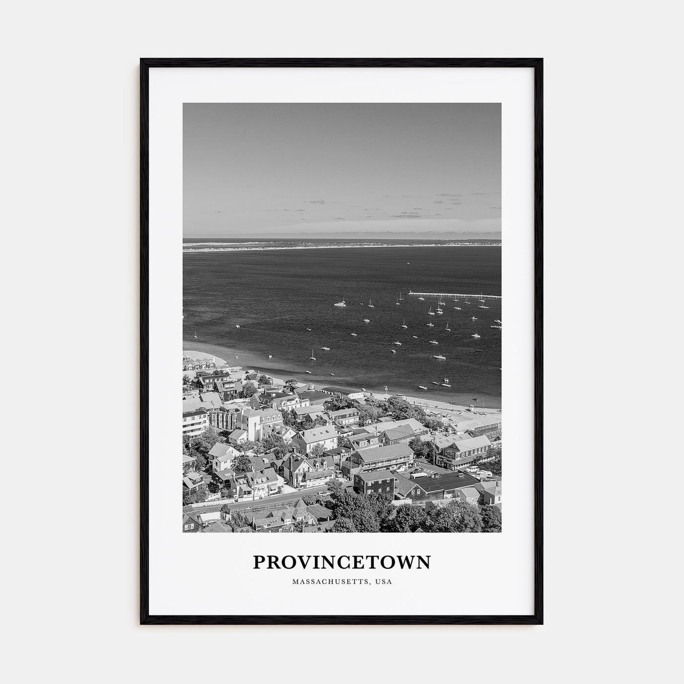 Provincetown Portrait B&W Poster