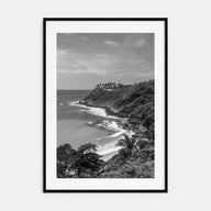 Puerto Escondido Photo B&W Poster
