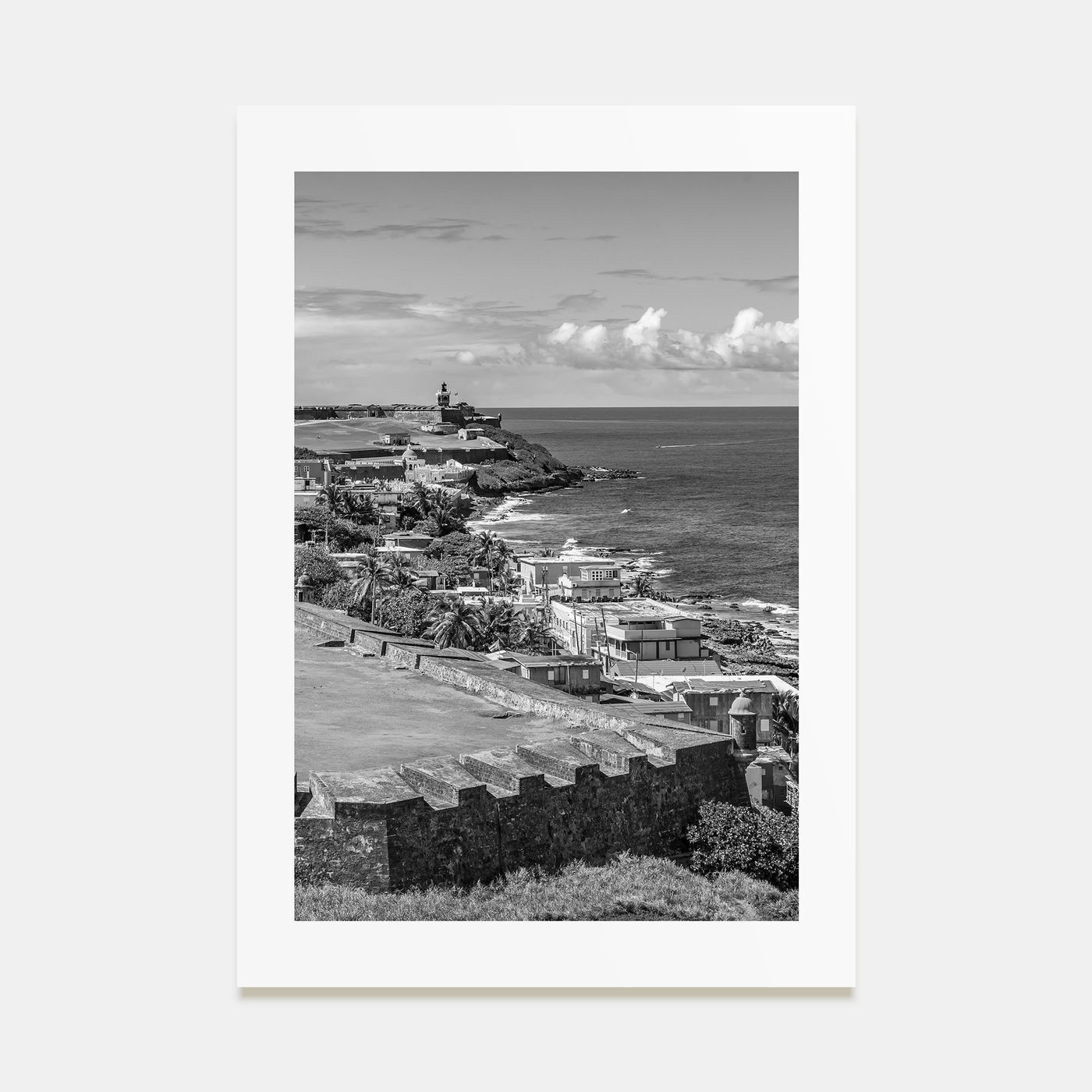 Puerto Rico Photo B&W No 1 Poster