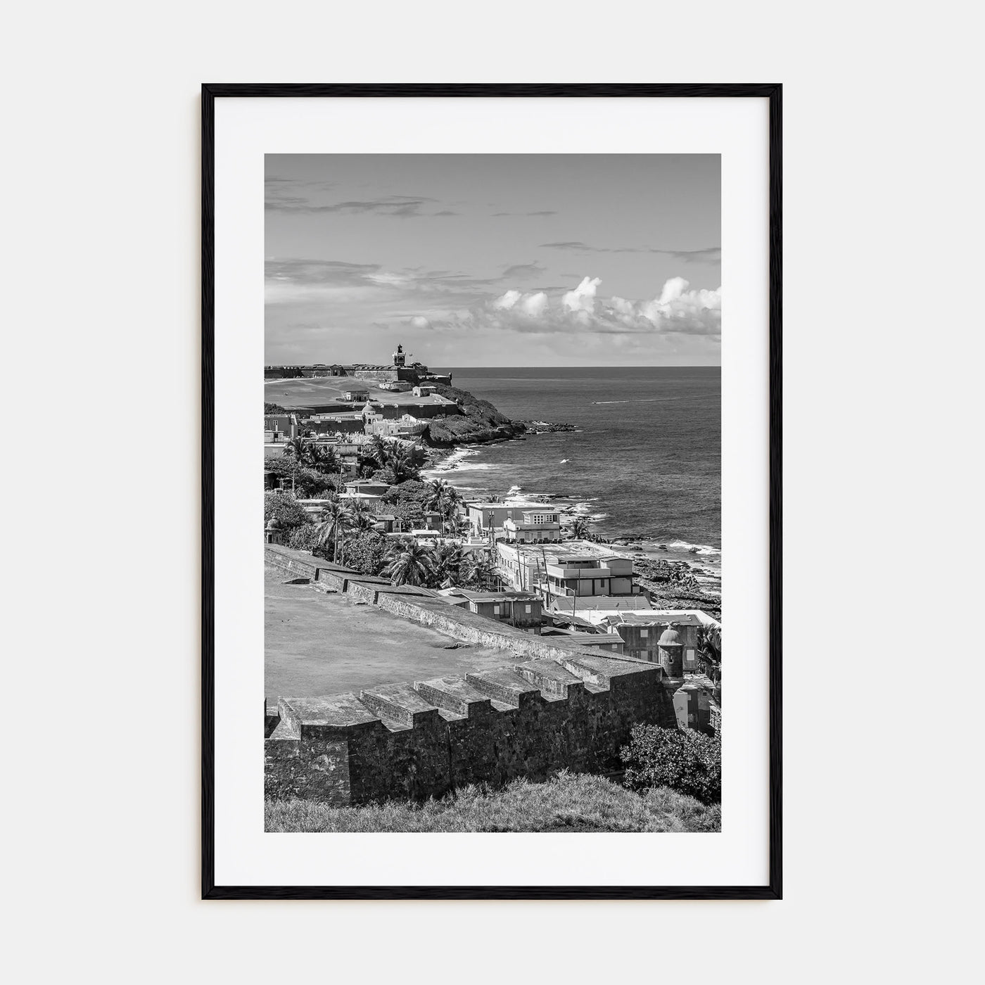 Puerto Rico Photo B&W No 1 Poster