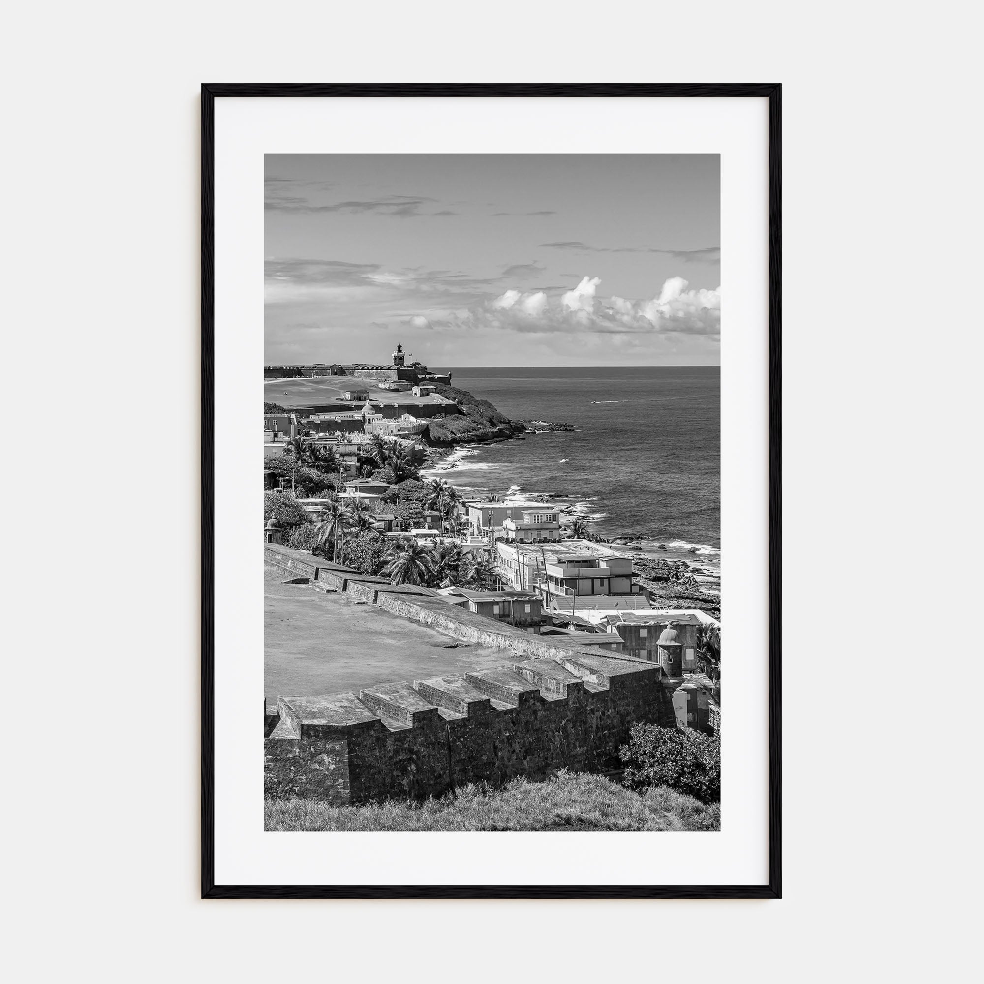 Puerto Rico Photo B&W No 1 Poster