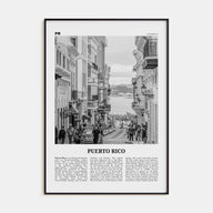 Puerto Rico Travel B&W No 2 Poster