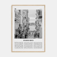 Puerto Rico Travel B&W No 2 Poster