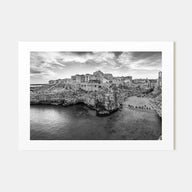 Puglia Landscape B&W Poster