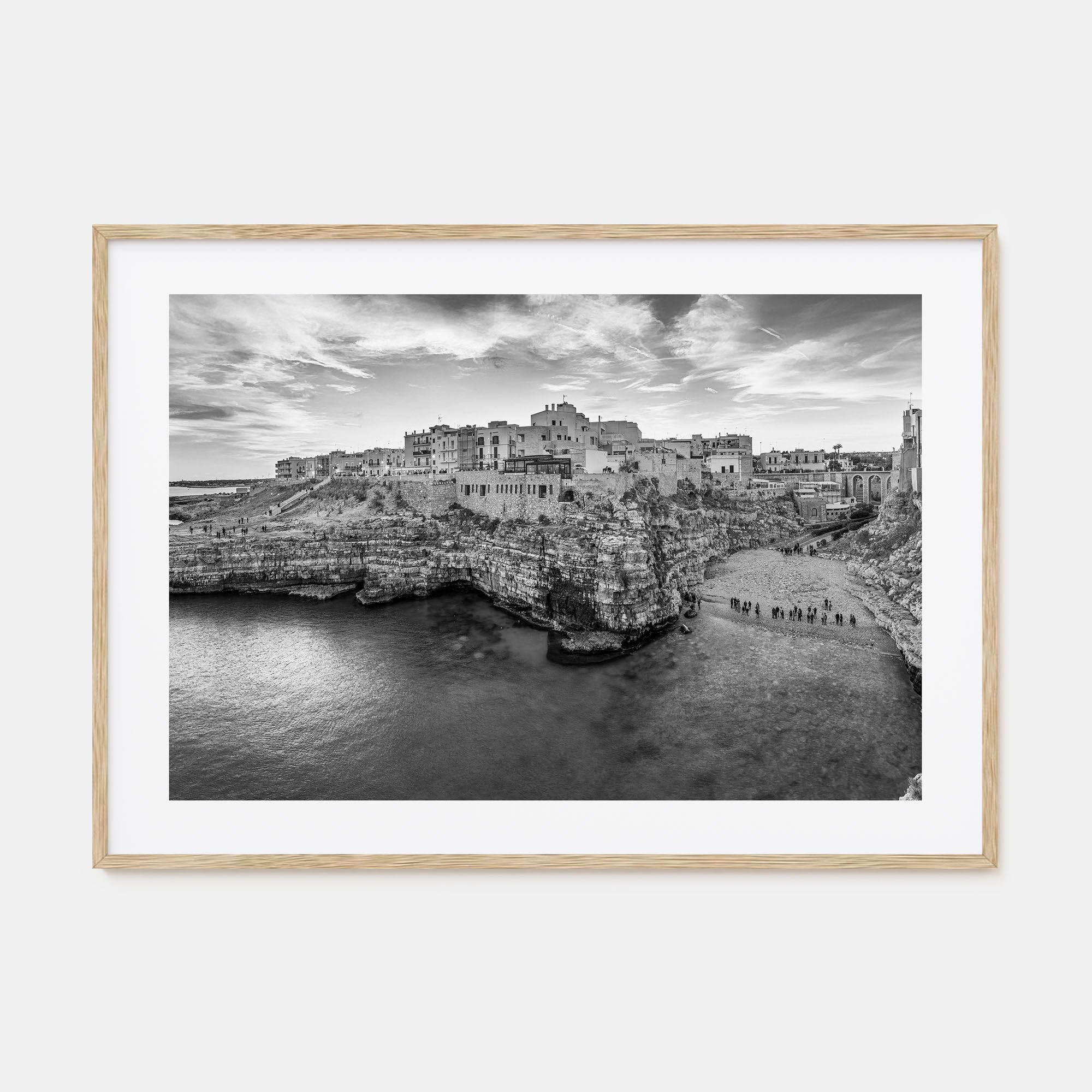 Puglia Landscape B&W Poster