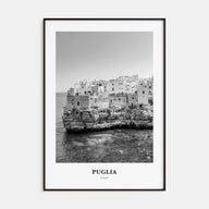 Puglia Portrait B&W Poster