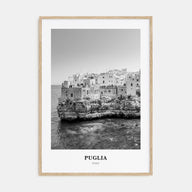 Puglia Portrait B&W Poster
