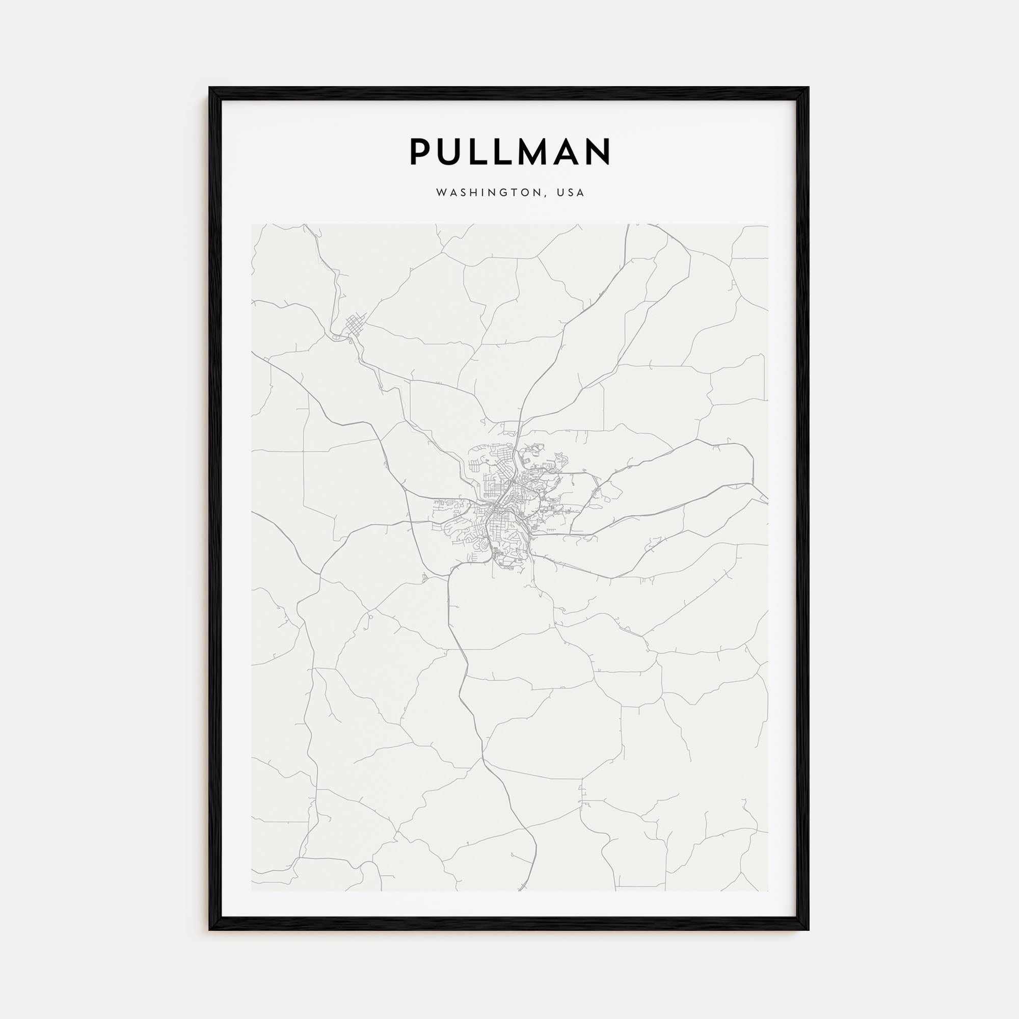 Pullman Map Portrait Poster