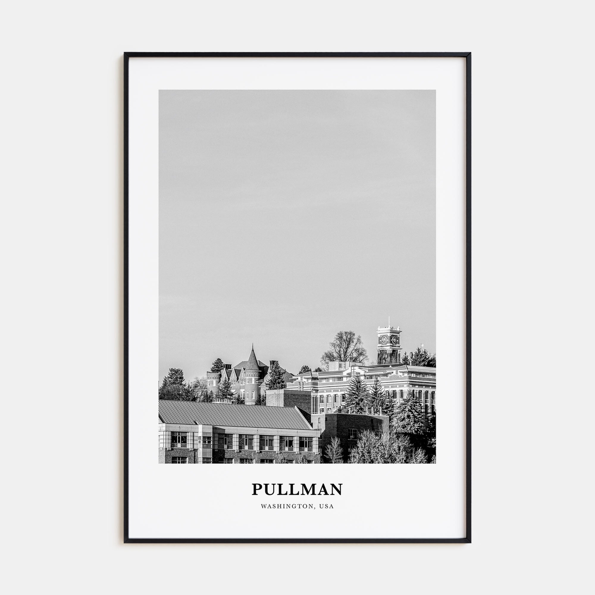 Pullman Portrait B&W Poster