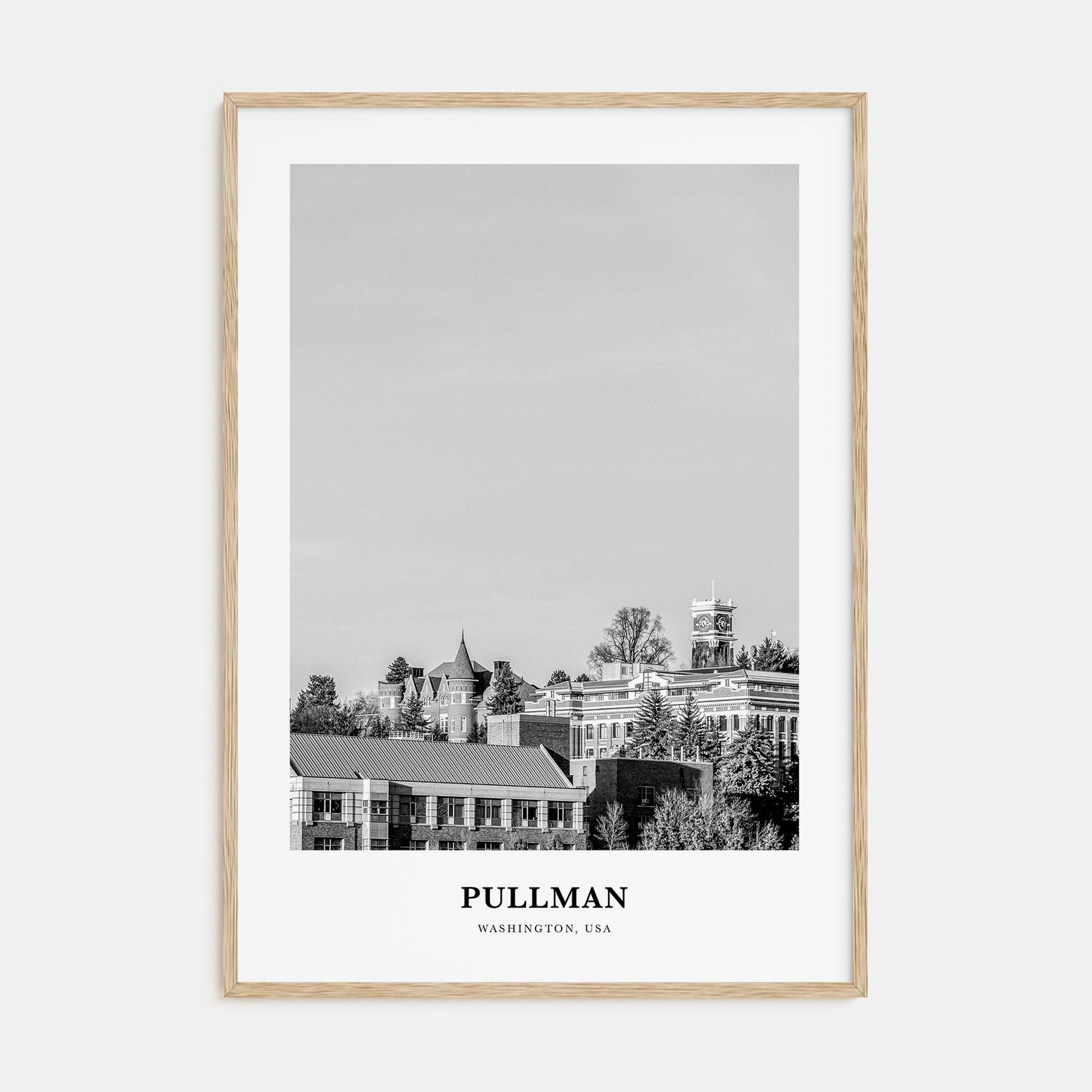 Pullman Portrait B&W Poster